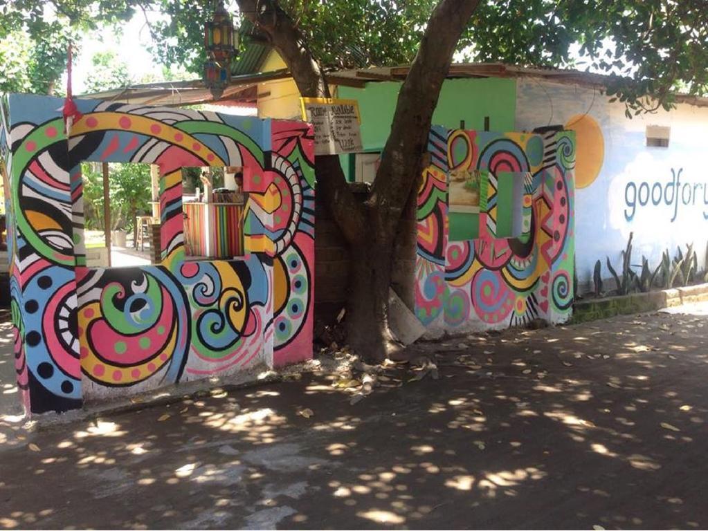 Good For Ya Knee Hostel & Bungalows (Adults Only) Gili Trawangan Exteriér fotografie
